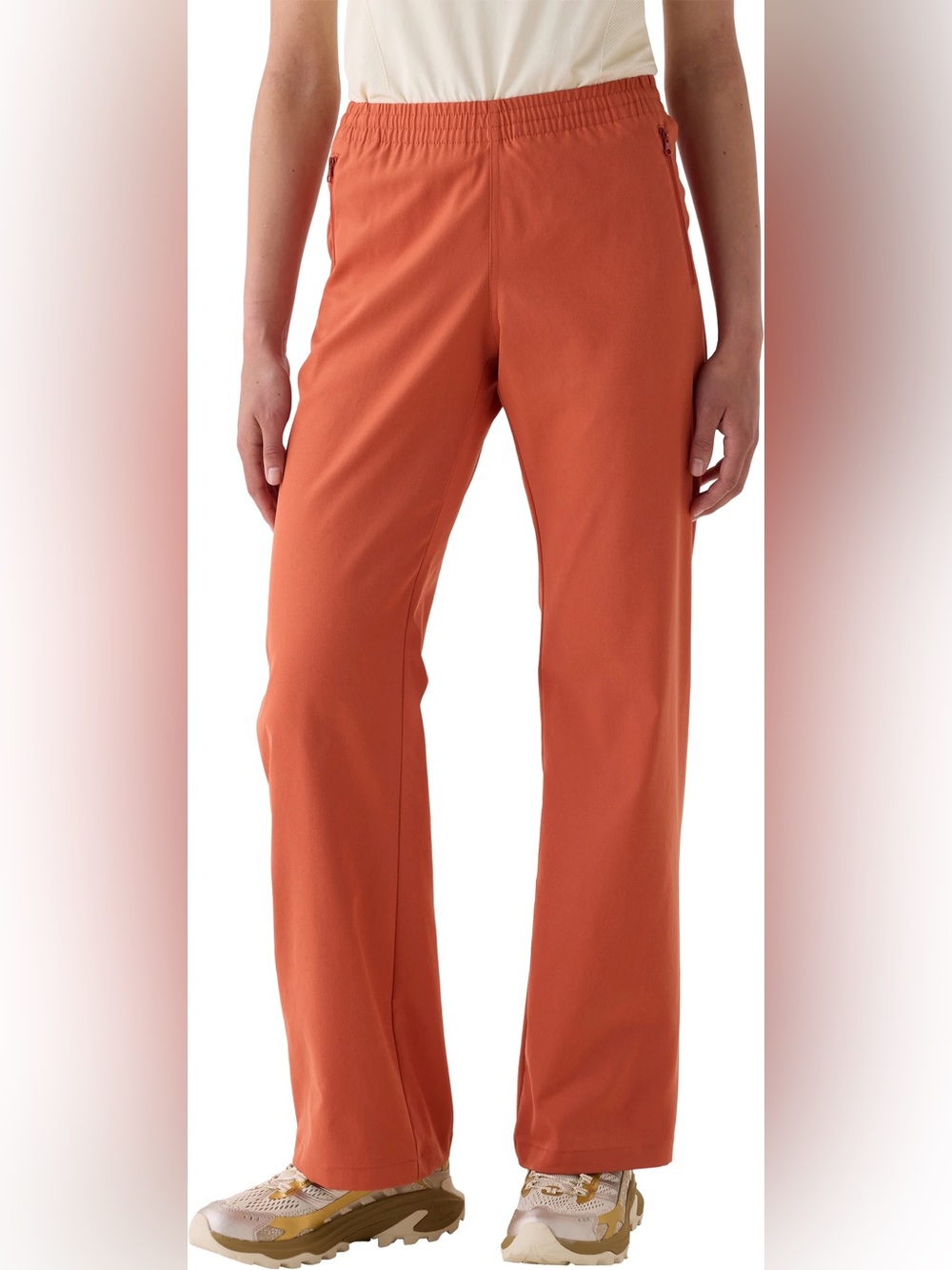 Outdoor Voices Wide-Leg Pants in Orange